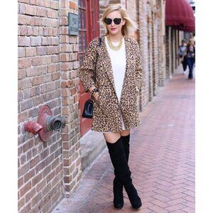 Carol Anderson by Invitation CAbi Leopard Jacket XS